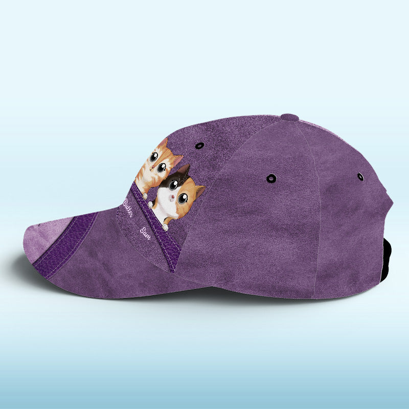 What Greater Gift Than The Love Of A Cat Green - Cat Personalized Custom Hat, All Over Print Classic Cap - New Arrival, Gift For Pet Owners, Pet Lovers
