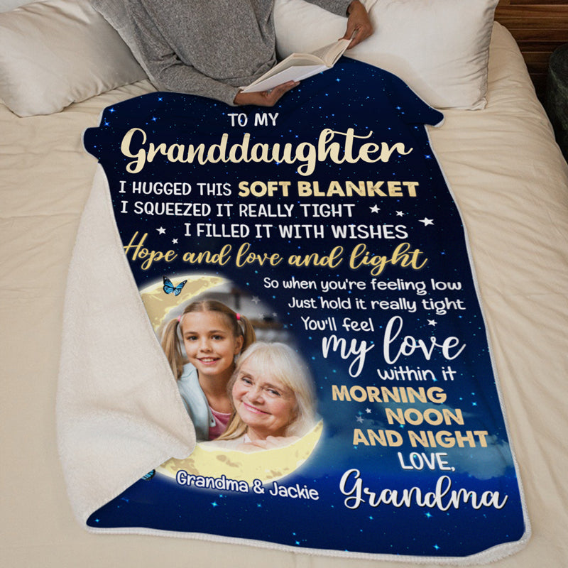 Custom Photo You'll Feel My Love Within It - Family Personalized Custom Blanket - Christmas Gift From Mom, Grandma