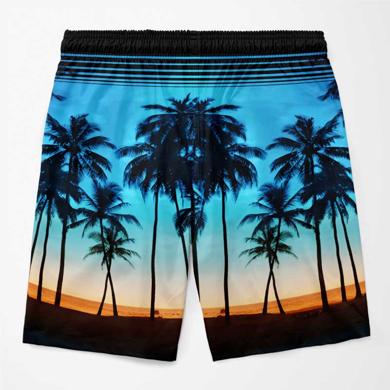 Mr Right & Mrs Always Right - Funny Personalized Custom Tropical Hawaiian Aloha Couple Beach Shorts - Summer Vacation Gift, Birthday Party Gift For Husband Wife