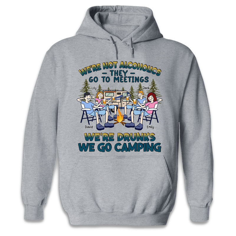 We Will Never Forget These Moments - Camping Personalized Custom Unisex T-shirt, Hoodie, Sweatshirt - Gift For Best Friends, BFF, Sisters, Camping Lovers