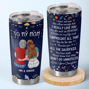 You Are Such An Important Person In My Life - Family Personalized Custom Tumbler - Gift For Grandma, Mom