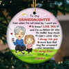 I'm So Proud Of You - Family Personalized Custom Ornament - Ceramic Round Shaped - Christmas Gift For Grandma
