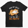 You Can Rub My Belly - Cat Personalized Custom Unisex T-shirt, Hoodie, Sweatshirt - Gift For Pet Owners, Pet Lovers