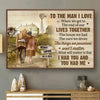 I Had You And You Had Me - Couple Personalized Custom Horizontal Poster - Gift For Husband Wife, Anniversary
