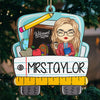 Best Teacher Ever - Teacher Personalized Custom Ornament - Wood Custom Shaped - Christmas Gift For Teacher