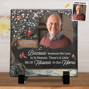 Custom Photo We Know You Would Be Here Today - Memorial Personalized Custom Square Shaped Memorial Stone - Sympathy Gift For Family Members