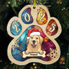 Have A Sweet Pawlidays - Dog & Cat Personalized Custom Ornament - Acrylic Paw Shaped - Christmas Gift For Pet Owners, Pet Lovers