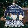 Together Forever, Never Apart - Family Personalized Custom Ornament - Wood Custom Shaped - Christmas Gift For Family Members