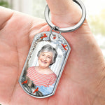 Custom Photo Carry You With Me Until I See You Again - Memorial Personalized Custom Keychain - Sympathy Gift For Mom, Grandma