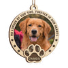 Custom Photo I’ll Miss You Until We Meet Again - Memorial Personalized Custom Ornament - Wood Custom Shaped - Christmas Gift, Sympathy Gift For Pet Owners, Pet Lovers