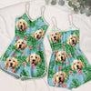 Custom Photo Summer Is Comming To Town - Dog & Cat Personalized Custom Sleeveless Romper - Gift For Pet Owners, Pet Lovers