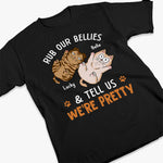 You Can Rub My Belly - Cat Personalized Custom Unisex T-shirt, Hoodie, Sweatshirt - Gift For Pet Owners, Pet Lovers