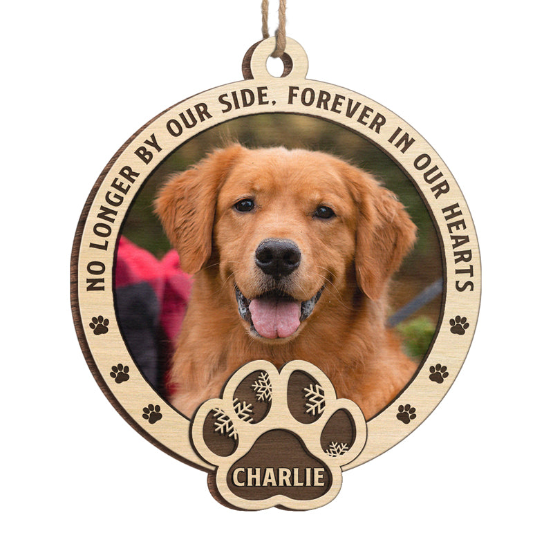 Custom Photo They Lived, They Loved, They Purred - Memorial Personalized Custom Ornament - Wood Custom Shaped - Christmas Gift, Sympathy Gift For Pet Owners, Pet Lovers