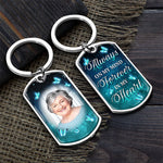 Custom Photo You Hold My Heart Forever - Memorial Personalized Custom Keychain - Sympathy Gift For Family
