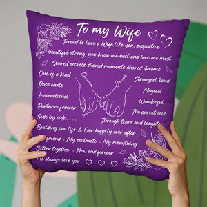 Ensemble, c'est mieux maintenant et pour toujours ! Coussin personnalisé pour couple ! Cadeau pour mari et femme, anniversaire