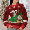All I Want For Christmas Is You - Cat Personalized Custom Ugly Sweatshirt - Unisex Wool Jumper - Christmas Gift For Pet Owners, Pet Lovers