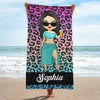 Endless Sun Endless Fun - Bestie Personalized Custom Beach Towel - Gift For Best Friends, BFF, Sisters