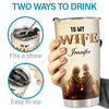 I Married You Because I Cannot Live Without You - Couple Personalized Custom Tumbler - Gift For Couple, Husband Wife, Anniversary, Engagement, Wedding, Marriage Gift