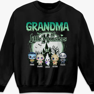 Grandma Of These Little Monsters - Personalized Unisex T-Shirt, Hoodie, Sweatshirt - Gift For Grandma, Gift For Grandparents, Halloween Gift