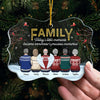 Little Moments Become Precious Memories - Family Personalized Custom Ornament - Acrylic Benelux Shaped - Christmas Gift For Family Members