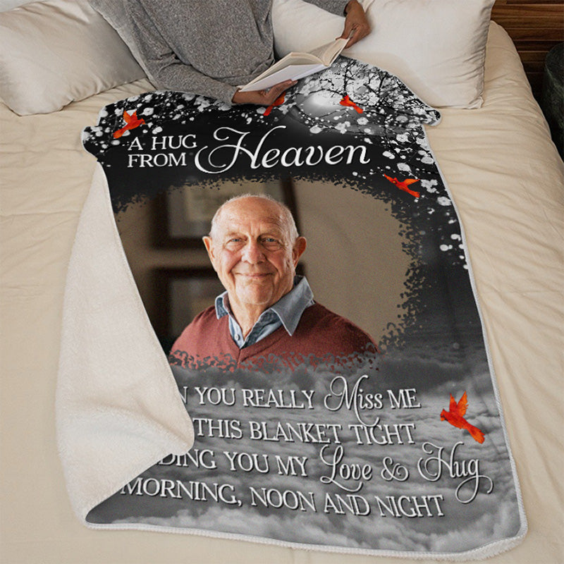 Custom Photo Your Love Will Always Be Our Guide - Memorial Personalized Custom Blanket - Christmas Gift, Sympathy Gift For Family Members