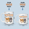 Love You From Head To Tail - Dog Personalized Custom Mug - Gift For Pet Owners, Pet Lovers