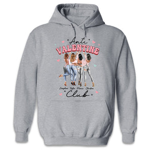 Anti Valentine Club - Bestie Personalized Custom Unisex T-shirt, Hoodie, Sweatshirt - Valentine Gift For Best Friends, BFF, Sisters