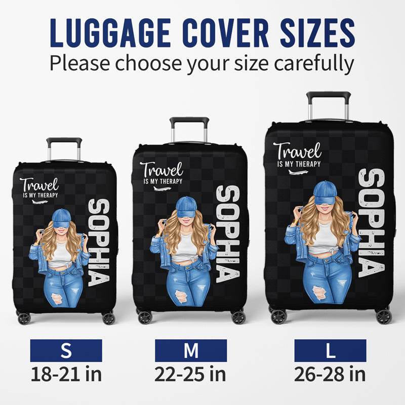 Summer Is Calling And I Definitely Must Go - Travel Personalized Custom Luggage Cover - Gift For Traveling Lovers