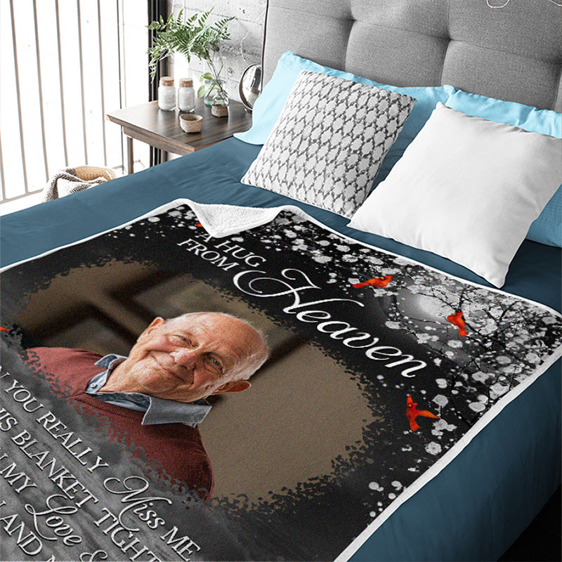 Custom Photo Your Love Will Always Be Our Guide - Memorial Personalized Custom Blanket - Christmas Gift, Sympathy Gift For Family Members