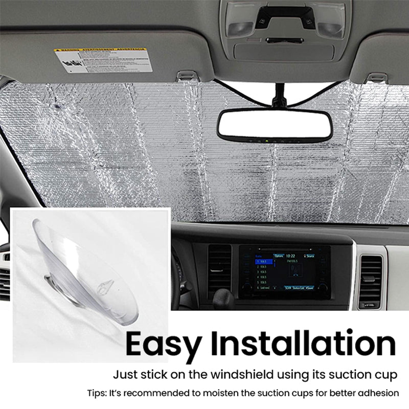 Cat's Trip - Cat Personalized Custom Auto Windshield Sunshade, Car Window Protector - Gift For Pet Owners, Pet Lovers