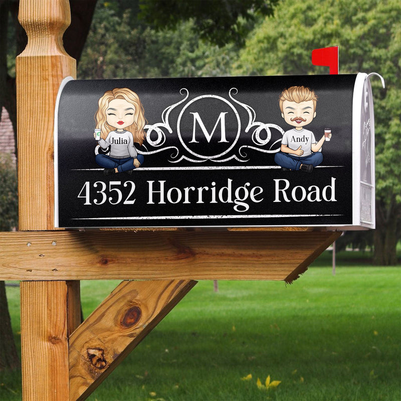 Family Name House Address - Personalized Magnetic Mailbox Cover