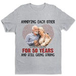Custom Name 50th Anniversary Gifts for Couples - Personalized Apparel