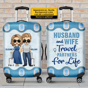 Travel Partners For Life - Personalized Luggage Cover