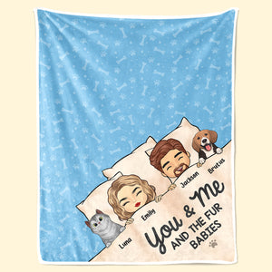 This Is Our Cuddling Blanket - Dog & Cat Personalized Custom Blanket - Gift For Pet Owners, Pet Lovers