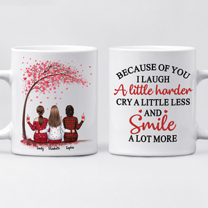 There Is No Greater Gift Than Friendship - Bestie Personalized Custom Mug - Gift For Best Friends, BFF, Sisters