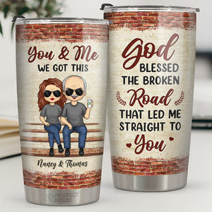 You & Me - Annoying Each Other For Decades & Still Going Strong - Couple Personalized Custom Tumbler - Gift For Husband Wife, Anniversary