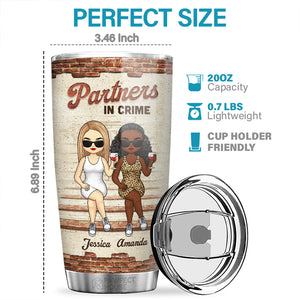 We Are Like A Really Small Gang - Bestie Personalized Custom Tumbler - Gift For Best Friends, BFF, Sisters