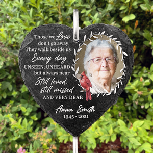 Still Loved, Still Missed - Memorial Personalized Memorial Garden Slate & Hook, Cemetery Decorations for Grave, Headstones for Graves for Humans, Sympathy Gifts, Memorial Stones