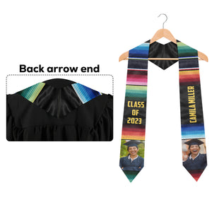 I'm Proud To Be A New Graduate - Personalized Custom Graduation Stole - Upload Image, Graduation Gift