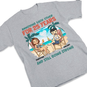 Annoying Each Other Summer Vacation - Gift For Couples, Husband Wife - Personalized Unisex T-shirt