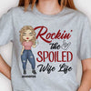 Rockin' The Spoiled Wife Life - Gift For Couples, Personalized Unisex T-shirt, Hoodie