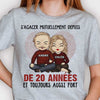 S'ennuyer Mutuellement Pendant De Nombreuses Années Et Toujours Aussi Fort - Anniversary Gifts, Gift For Couples, Husband Wife - Personalized Unisex T-shirt French