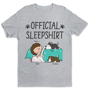 Official Sleepshirt - Dog Personalized Custom Unisex T-shirt, Hoodie, Sweatshirt - Christmas Gift For Pet Owners, Pet Lovers