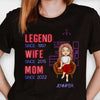 Legend Wife & Mom Since - Gift For Mom - Personalized Unisex T-Shirt, Hoodie