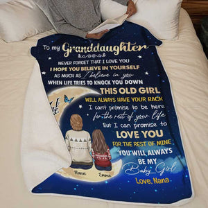 Never Forget That I Love You - Personalized Custom Blanket - Gift For Family, Christmas Gift