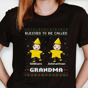 Blessed To Be Called Grandma - Personalized Unisex Sweatshirt, T-shirt, Hoodie