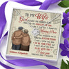 I Want All Of My Lasts To Be With You - Gift For Couples, Personalized Love Knot Necklace