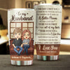 Wife To Husband -  I'll Love You Until I Die - Gift For Couples, Husband Wife, Personalized Tumbler