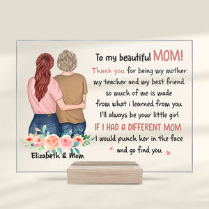 I'll Always Be Your Little Girl - Gift For Mom - Personalized Acrylic Plaque