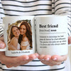 You Always Pick Me Up When I'm Down - Upload Image, Gift For Besties - Personalized Mug